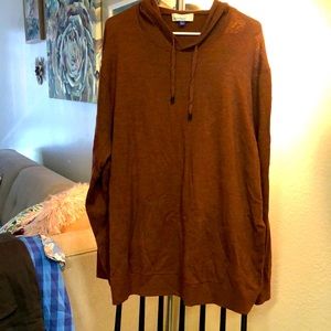 Artefact brown hoodie. %100 wool. NWT.